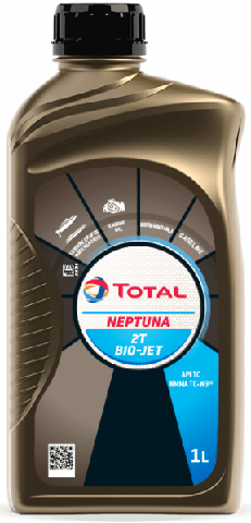 Motorový olej pro lodě Total Neptuna 2T BIO-JET - 1 L - Oleje pro 2-taktní motory