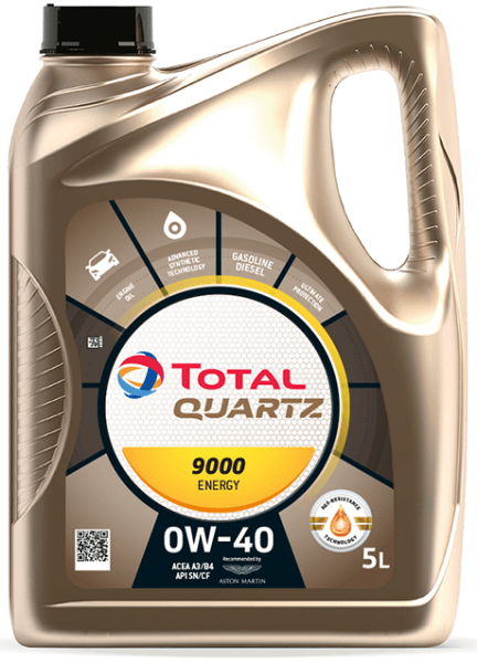 Motorový olej 0W-40 Total Quartz ENERGY 9000 - 5 L - 0W-40