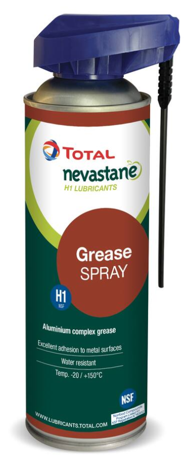Potravinářské mazivo Total Nevastane Grease spray- 0,4 L - Plastická maziva pro potravinářství, farmacii apod.