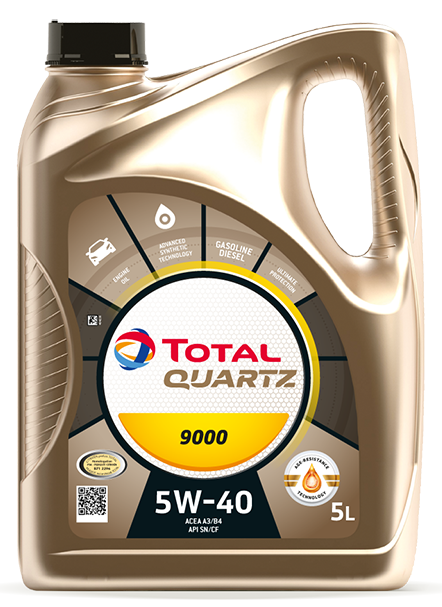 Motorový olej 5W-40 Total Quartz 9000 - 5 L