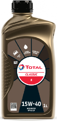 Motorový olej 15W-40 Total Classic 5 - 1 L