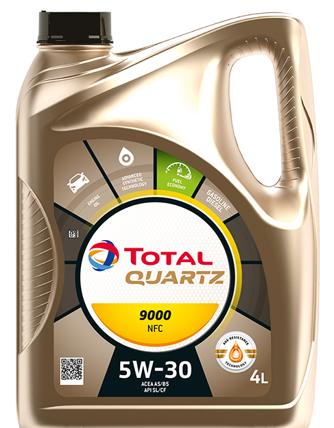 Motorový olej 5W-30 Total Quartz 9000 NFC - 4 L