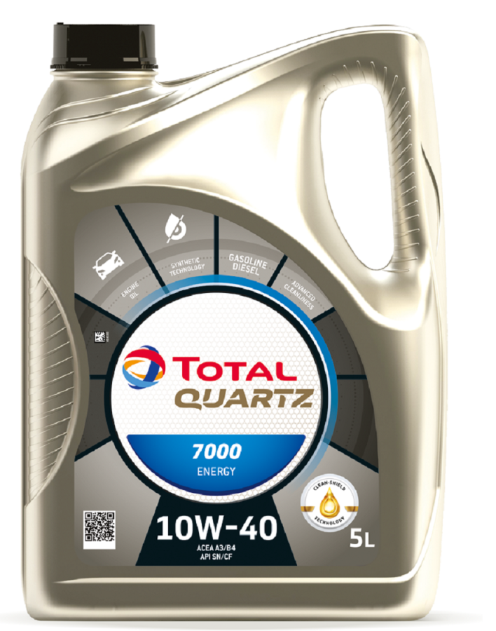 Motorový olej 10W-40 Total Quartz Energy 7000 - 5 L