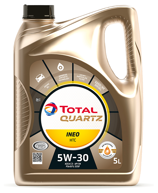 Motorový olej 5W-30 Total Quartz INEO HTC - 5 L