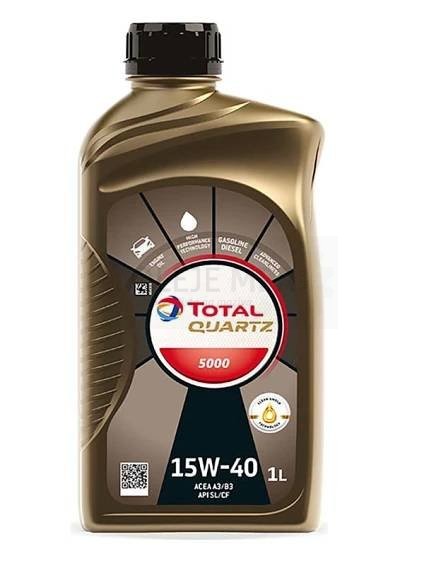 Motorový olej 15W-40 Total Quartz 5000 - 1 L