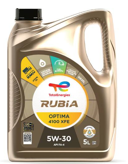 Motorový olej 5W-30 Total Rubia Optima 4100 XFE - 5 L