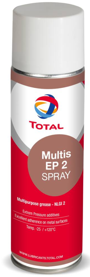 Vazelína Total Multis EP 2 - 0,4 L sprej - Třída NLGI 2